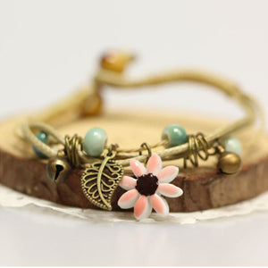Ceramic Flower Bracelet - Hello Moa