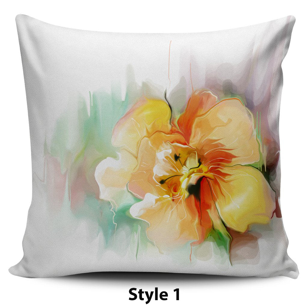 Watercolor Flower Pillow Covers - Hello Moa