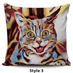 Art III Cat Pillows - Hello Moa