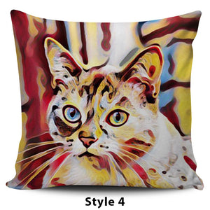 Art III Cat Pillows - Hello Moa