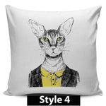 Fashion Cat Pillow Covers - Hello Moa
