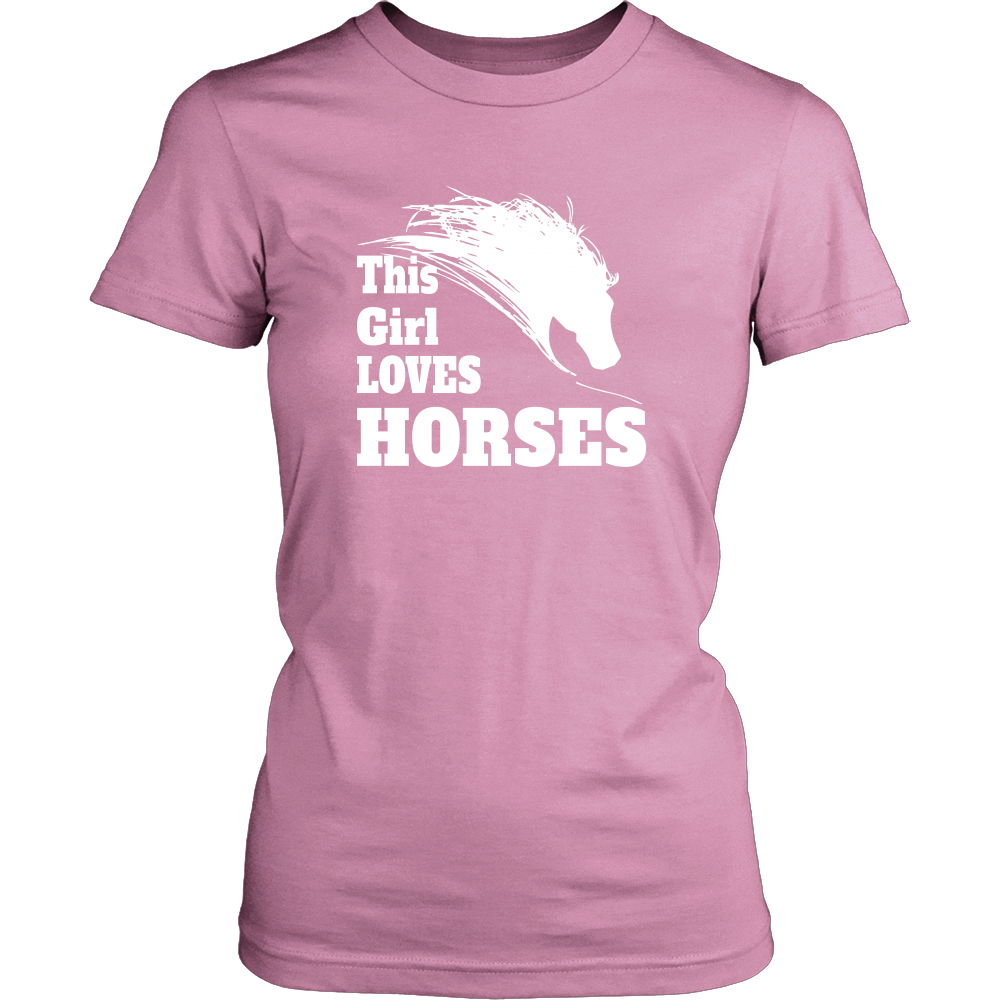 This Girl Loves Horses Shirts - Hello Moa