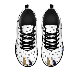 Sitting Cats Sneakers (Kids) - Hello Moa