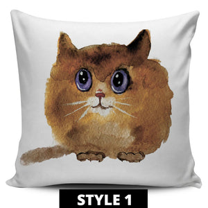 Cute Cat II Pillow Covers - Hello Moa