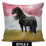 Horse Art IV Pillow Covers - Hello Moa