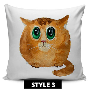 Cute Cat Pillow Covers - Hello Moa