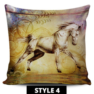 Horse Art IV Pillow Covers - Hello Moa