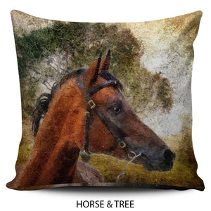 Horse Painting Pillow Covers - Hello Moa