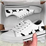 Black & White Cat Lo Cut Shoes - Hello Moa