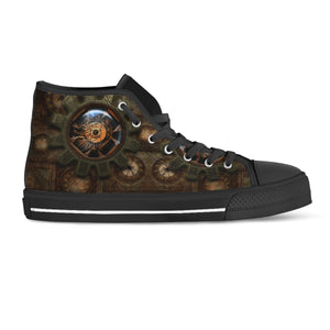 Wire Cog Steampunk Canvas Shoes - Hello Moa