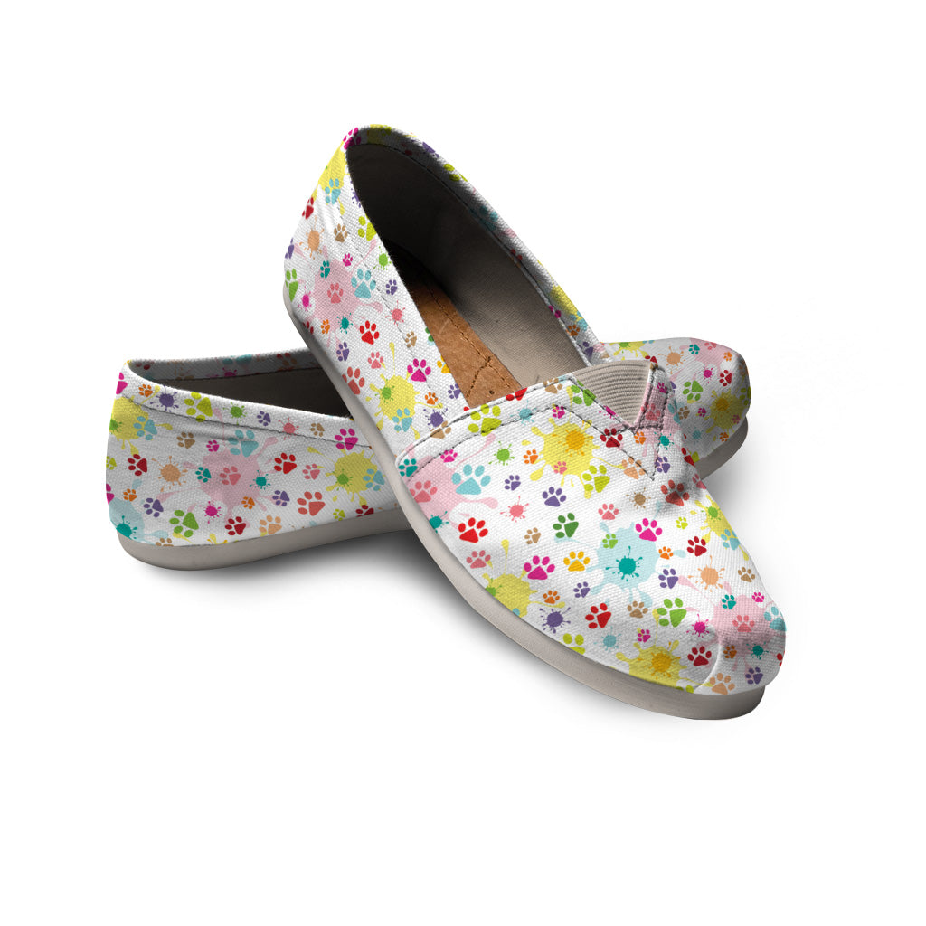 Watercolor Cat Casual Shoes - Hello Moa