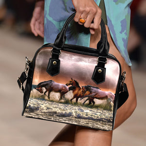 Horses in Waves Handbag - Hello Moa