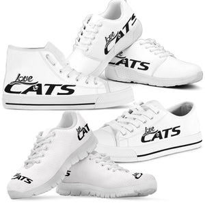 Love Cats Shoes (White) - Hello Moa
